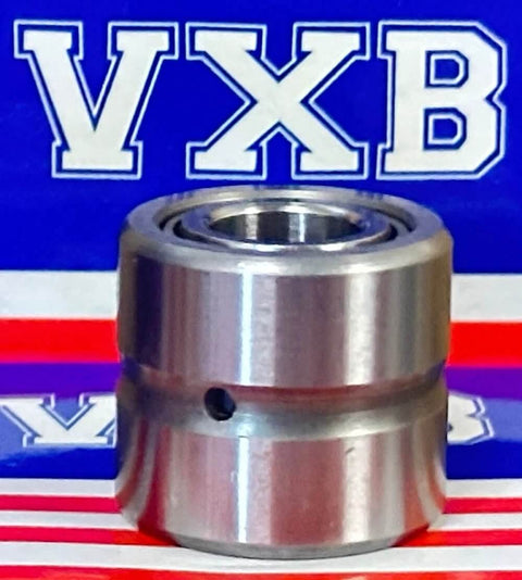 NKI10/20 Needle Roller Bearing 10x22x20mm - Machined Type with VXB logo backdrop