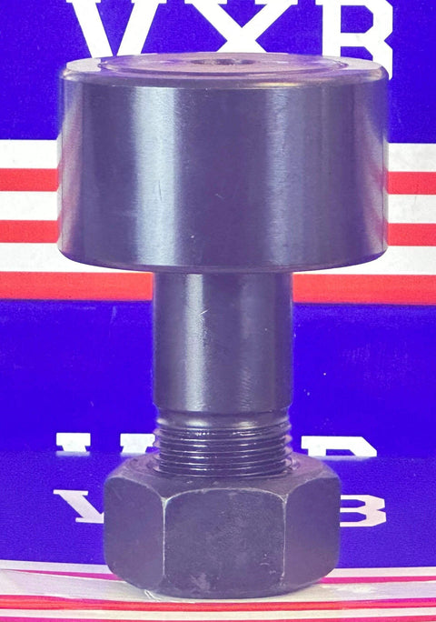 CF1-3/4SB Cam Follower - an extremely fine Needle Roller Bearing 1-3/4" x 1 1/32" x 1-3/4" inch front view on display