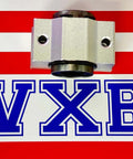 12mm Slide Unit Ball Bushing Block Linear Motion on a red and white background with VXB logo.
