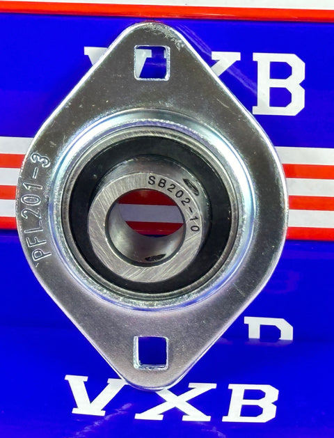 SBPFL202-10 5/8 Pressed Steel Bearing 2-Bolt Flanged Mounted Bearing - Buy Bearings online - Fast US Shipping