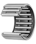 Shell Needle Roller Bearing 5 Sixteenth Inch Inside Diameter 9 Sixteenth Inch Outside Diameter 0.438 Inch Width Caged Chromium Molybdenum Steel Open Design BHA57ZOH, side view