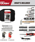 All In One 110 Piece Home Tool Set With Storage Case For DIY Projects, Repairs And Everyday Fixes, Durable Hand Tools And Essentials