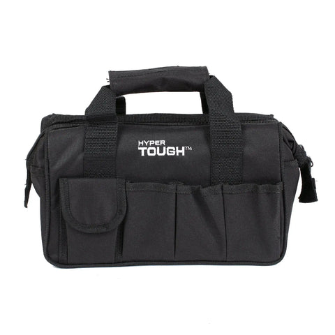 89-Piece Black Household Tool Set With 12 Pocket Tool Bag For Home DIY Projects And Everyday Repairs, durable and portable kit
