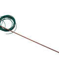 4 Foot Ground Rod With 15 Foot 12 AWG Tinned Copper Ground Wire UL Listed For Electric Fences Antennas Satellite Dishes Generators