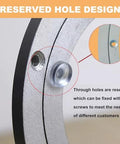 Close-up of 4 Inch Aluminum Alloy Lazy Susan Swivel Bearing showing reserved hole design for secure installation.