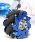 4 Inch Mecanum Wheel Omnidirectional Aluminum Drive Wheel With TPU Rollers For Robot Chassis Left Drive Wheel