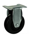4" inch Caster Wheel Rigid Phenolic - 0-250ºC - Top Plate Mount, side view