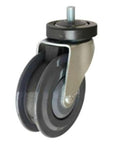 ✝️ 4" inch Shopping Cart Caster Wheel - PU designed for smooth motion and stable alignment in automation and mechanical systems, 1-pack