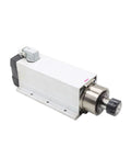 4kW ER25 Air Cooled Spindle Motor For CNC Milling And Machining 220V And 380V Compatibility Square Type Ball Bearings High Torque Fast RPM Rugged Spindle For Professional DIY And Shop Floor Use