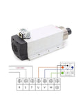 4kW ER25 Air Cooled Spindle Motor For CNC Milling And Machining 220V And 380V Compatibility with wiring diagram