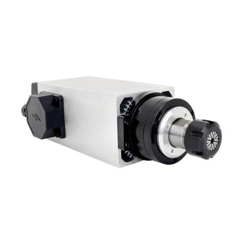 4KW 220V Air Cooled Spindle Motor ER25 18000 RPM with 4 bearings for CNC milling machines close-up view
