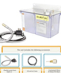 4 Liter Electric Oil Lubrication Sprayer Pump With Micro Cooling And Auto Central Lubrication System, hoses and filters shown