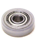 4mm Bore Bearing with 14mm nylon small plastic ball bearing roller Tire 4x14x4mm - VXB Ball Bearings