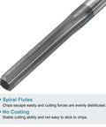 4mm Solid Carbide Chucking Reamer For Lathe Machines With 4 Spiral Flutes And Straight Shank H7 Precision Hole Reaming Tool