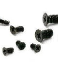 ✝️ SNZF-M1.7-4-TBZ-NBK 4mm Long Cross Recessed Flat Head Machine Screws for Precision Instruments, 1-pack scattered on white surface