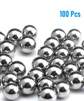 4 Mm 0.16 Inch 304 Stainless Steel Bearing Balls 100 Pcs shown in a pile, highlighting their smooth pro grade finish.