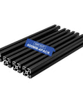 4Pack 4040 T Slot Aluminum Extrusion 400mm Black Extruded Aluminum Profile 40x40 T-Slotted Framing European Anodized for 3D Printer