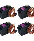 Front view of 4Pack MG996R 55g Digital RC Servo Motors High Torque Metal Gear Servo for RC Car Robot Boat Helicopter