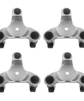 ✝️ 4 pcs 6" Steel Tri-Dolly, 200 lbs Load Capacity, for Moving Furniture & Appliances, Swivel Caster Easy Tool shown in 4-pack view