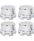 4PCS ATV & Go Kart Wheel Dust Cover for 110, 125, 250, Rims - Effective Wheel Protector Optimized (Plastic Flat Head)