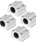 4pcs scs8uu bearings for 600mm linear motion rod guide & 8mm lead screw & sk8 shaft support & 2pcs kp08 flexible shaft couplings