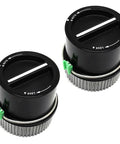 4WD Auto Locking Hub Pair Kit Replacement For Ford F-Series 1999-2004 F250 F350 F450 F550 Super Duty close-up of locking hubs.
