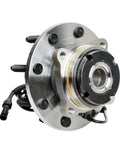 4WD Front Wheel Bearing Hub Assembly For 1999 To 2004 Ford F250 F350 Super Duty And 2000 To 2002 Ford Excursion With Coarse Thread ABS