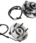 4WD Front Wheel Bearing Hubs Assembly for Ford F150 2011 2014 Expedition and Lincoln Navigator 2011 2014 Replacement Kit Includes 2 Front Hub Bearings and Hubs for 6 Lug 4WD Models Ready