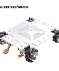 Heavy Duty 4WD All Metal Mecanum Wheel Robot Car Chassis Kit With 12V Encoder Motors and 78mm Steel Rubber Wheels for Arduino