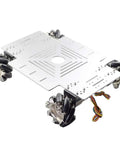 Heavy Duty 4WD All Metal Mecanum Wheel Robot Car Chassis Kit With 12V Encoder Motors For Arduino And ROS Projects