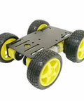 4WD Robot Car Chassis Kit C101 with Speed Encoder TT Motors Metal Wheeled Robotic Platform for Arduino Raspberry Pi Microbit