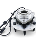 Front 4WD Wheel Bearing And Hub Assembly With ABS For 4x4 Silverado 1500 Tahoe Sierra 1500 Suburban 1500 Avalanche 1500 Express 1500 and Express 2500 Savana 1500 Cadillac Escalade ESV EXT GMC 3 Bolt Flange 6 Lug 515036