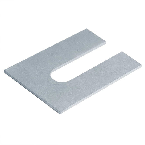 Eight Pack 4 By 3 Inch Steel Horseshoe Shim Washers For Three Quarter Inch Bolts Galvanized One Eighth Inch Thick Low Carbon Steel Car Lift Leveling Shims For Precise Alignment And Durable Fastening, Fanmao.