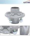 4 On 4 Inch Galvanized Trailer Hub Replacement Kit for 2000 Lb Axles With 1 Inch Or 1.0625 Inch Spindle Bearing Kit