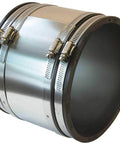 4 By 4 Inch Cast Iron Or Plastic Flexible Coupling For Connecting Cast Iron, Plastic, Copper, Steel Or Lead Pipe With Heavy Duty Load Handling, Shear Force Tolerance, And Improved Pipe Alignment