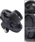 4 On 4 Inch Trailer Hub Kit With 1 Inch Square BT8 Spindle For 2000 Lb Axles Includes Inner And Outer L44643 Bearings