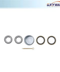 4 On 4 Inch Galvanized Trailer Hub Replacement Kit for 2000 Lb Axles With 1 Inch Or 1.0625 Inch Spindle Bearing Kit 6 Piece Set