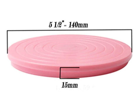 5 1/2" Inch Dia. Pink cake stand Lazy Susan Turntable Bearing - VXB Ball Bearings