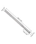 5.1mm Chucking Reamer for Stainless Steel and Copper Alloys Uxcell HSS Cobalt M35 Lathe Tool with D4 Accuracy, 6 Straight Flutes, Round Shank