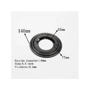 352 lbs Capacity 5.5" Lazy Susan Bearing 23/64" Thick Turntable Bearing dimensions with measurements displayed.