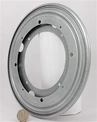 176 lbs Capacity 5.5" Lazy Susan Bearing 5/16" Thick Turntable Bearing, steel zinc plated for light-duty swivel applications.