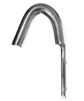 Rope Binding Hooks Five Eighth Inch Open End 20 Pack For Tarp Anchors Tie Downs Shelving And Outdoor Fastening Needs metal hook close-up