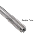 Close-up view of 5.8mm Chucking Reamer HSS Cobalt M35 Lathe Tool D4 With 6 Straight Flutes, focusing on flute design for precise metalwork.