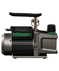 Side view of Top Notch 5 CFM HVAC Vacuum Pump With Blank Off Valve For Accurate Readings, 120V, One Half HP, Model 1948121 Hilmor