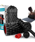 5-In-1 Foam Roller Set For Deep Tissue Muscle Recovery with high density roller, massage ball, resistance band, and carry bag