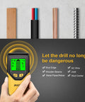 Discover safe, precise mounting with this 5 in 1 Stud Finder Wall Scanner featuring HD LCD display for accurate locating of studs