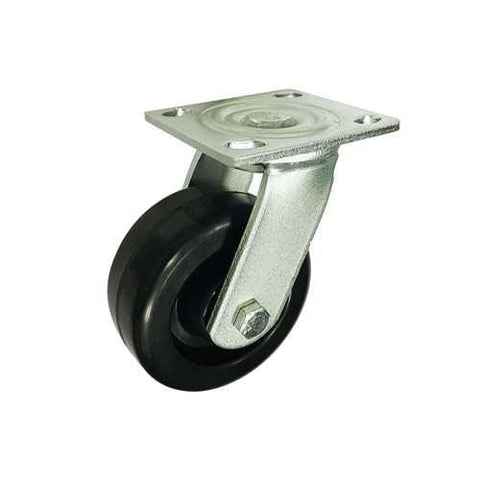 5" Inch Caster Wheel 661 pounds Swivel Phenolic and 0-180ºC Top Plate - VXB Ball Bearings