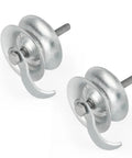Sliding Gate Rollers 5 Inch Galvanized Steel Pipe Track Rollers For 1 5 Eighths Inch Gate Frames Pack Of 2 Durable Pressed Steel Construction