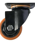 5" inch caster wheel 661 lbs - pu - polypropylene - top plate mount for CNC, automation, and replacement jobs