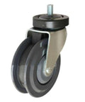 5" Inch Shopping Cart Caster Wheel 220 pounds Swivel Polyurethane - VXB Ball Bearings
